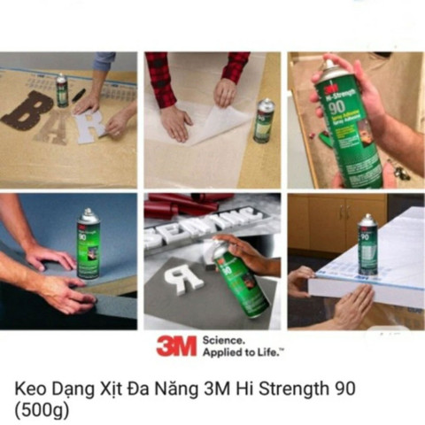Keo xịt 3M Hi-Strength 90