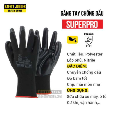Găng tay chống dầu Safety Jogger Superpro