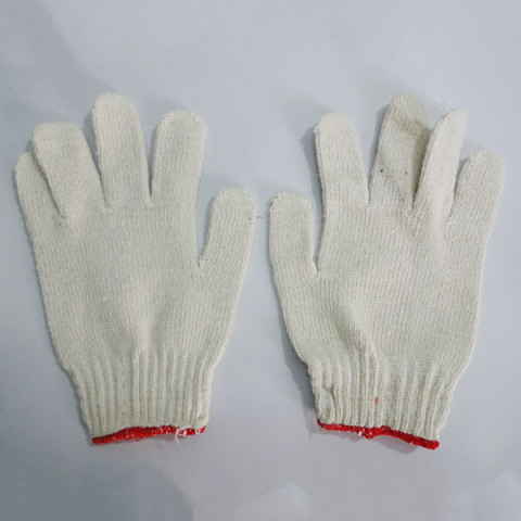 Găng tay len trắng ngà
