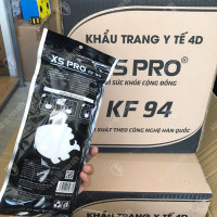 Khẩu trang y tế 4D KF94 XS Pro (thùng 300c)